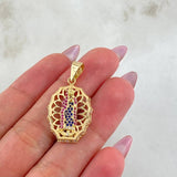 Dije Virgen Guadalupe 3.7gr / 1 1/4 in / Oro Amarillo 18K