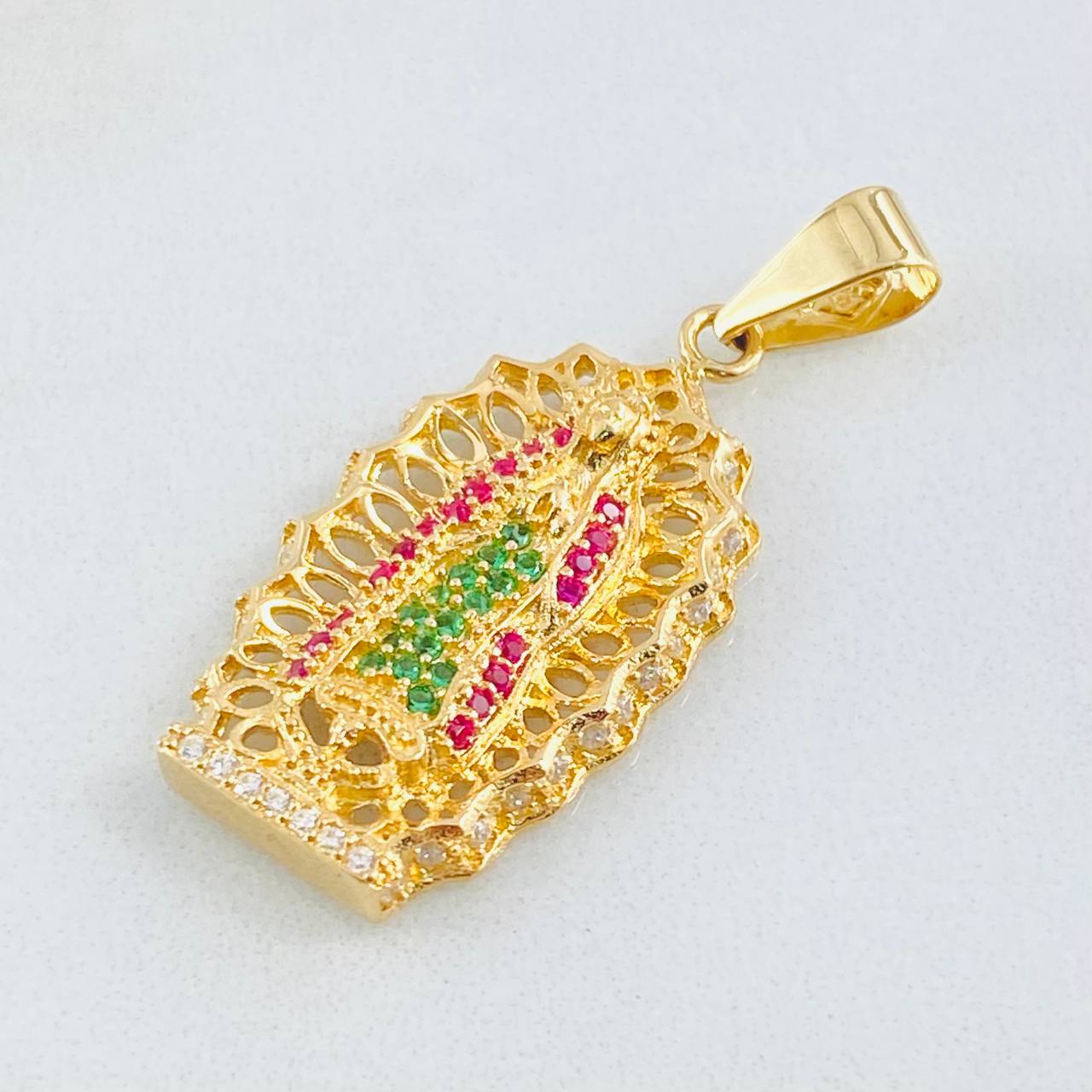 Dije Virgen Guadalupe 4.25gr / 1 1/4 in / Oro Amarillo 18K