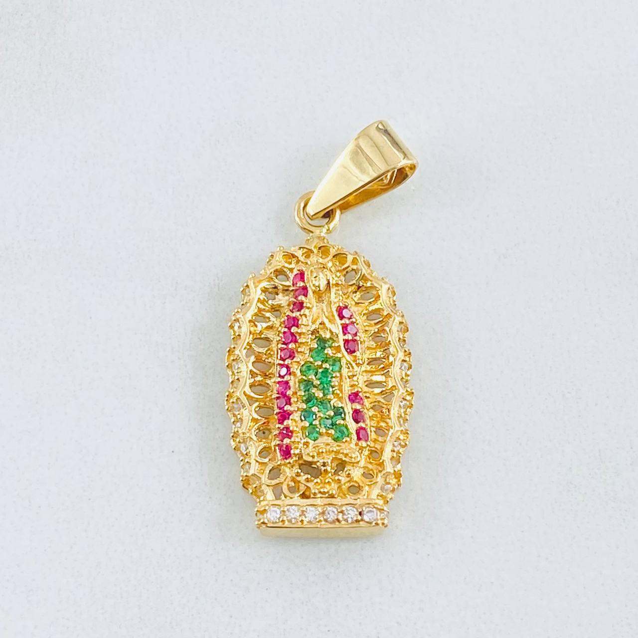 Dije Virgen Guadalupe 3.2gr / 1 1/4 in / Oro Amarillo 18K