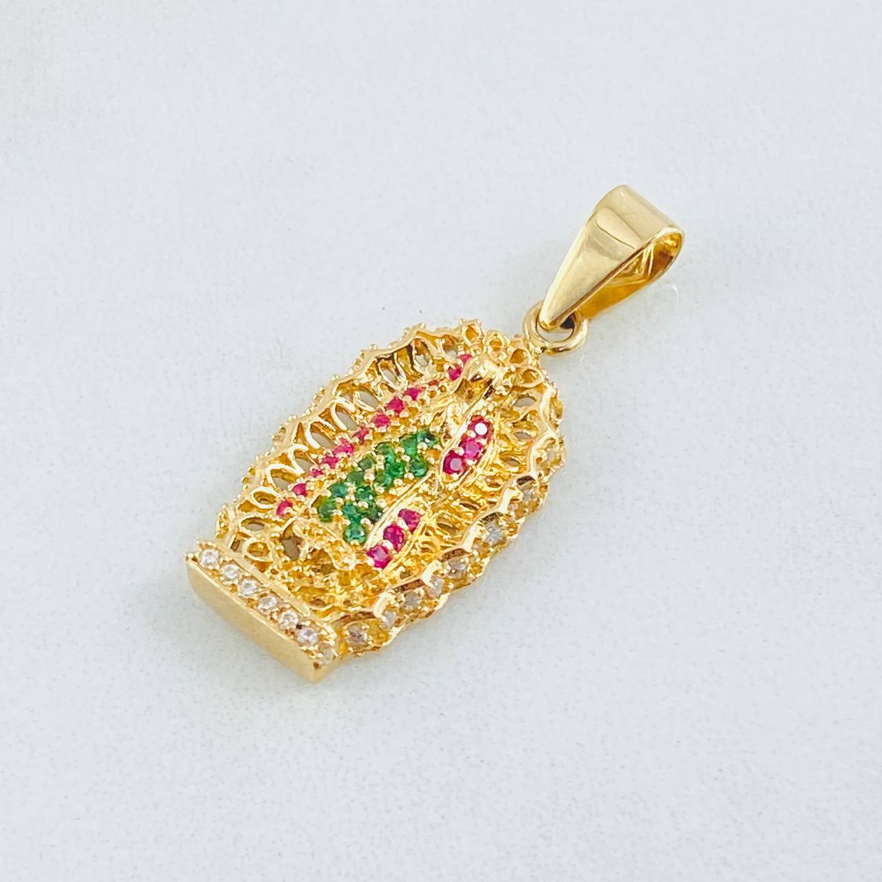 Dije Virgen Guadalupe 3.2gr / 1 1/4 in / Oro Amarillo 18K