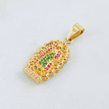 Dije Virgen Guadalupe 3.2gr / 1 1/4 in / Oro Amarillo 18K