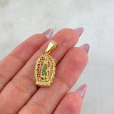 Dije Virgen Guadalupe 3.2gr / 1 1/4 in / Oro Amarillo 18K