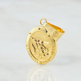 Dije San Miguel Arcangel 1.2gr / 1 in / Oro Amarillo 18K