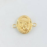 Herraje San Miguel Arcangel 1.15gr / 3/4 in / Oro Amarillo 18K