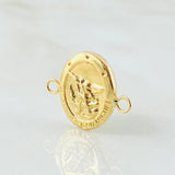 Herraje San Miguel Arcangel 1.15gr / 3/4 in / Oro Amarillo 18K