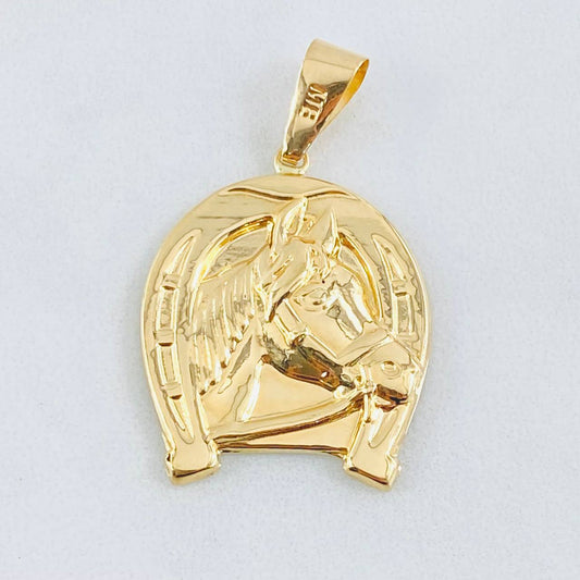 Dije Herradura Caballo 2.6gr / 1 1/2 in / Oro Amarillo 18K ©