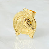 Dije Herradura Caballo 2.6gr / 1 1/2 in / Oro Amarillo 18K