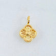 Dije Trebol Dorado 0.5gr / 1/2 in / Oro Amarillo 18K