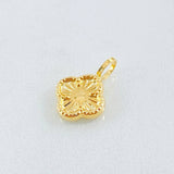 Dije Trebol Dorado 0.5gr / 1/2 in / Oro Amarillo 18K