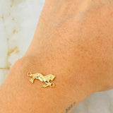 Herraje Caballo 0.55gr / 3/4 in / Oro Amarillo 18K