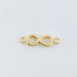 Herraje Infinito 0.4 g / 3/4 in Oro Amarillo 18K
