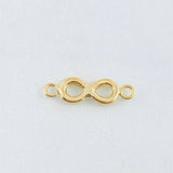 Herraje Infinito 0.4 g / 3/4 in Oro Amarillo 18K