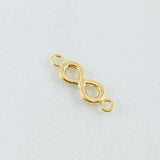 Herraje Infinito 0.4 g / 3/4 in Oro Amarillo 18K