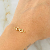 Herraje Infinito 0.55gr / 3/4 in / Oro Amarillo 18K ©