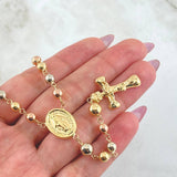 Rosario Virgen Milagrosa 12.6gr / 23 1/2 in / Tres Oros 18K