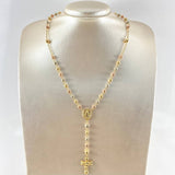 Rosario Virgen Milagrosa 12.6gr / 23 1/2 in / Tres Oros 18K