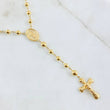 Rosario Virgen Milagrosa 12.9gr / 19 3/4 in / 5mm - 6mm Oro Amarillo 18K