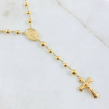 Rosario Virgen Milagrosa 12.9gr / 19 3/4 in / 5mm - 6mm Oro Amarillo 18K
