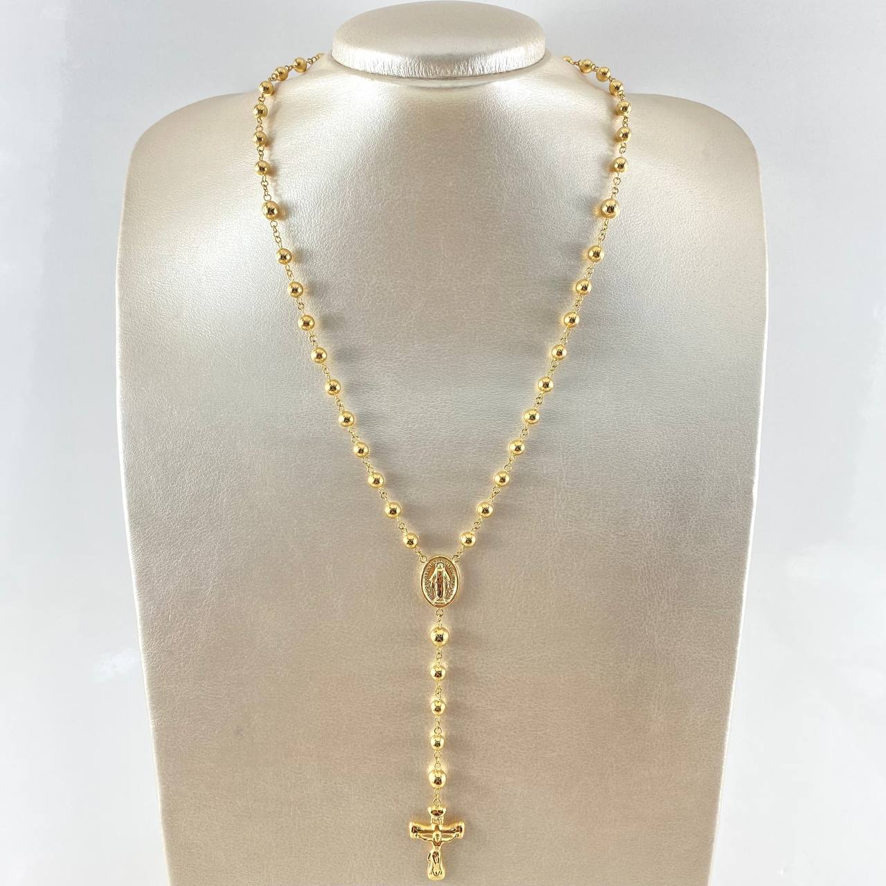 Rosario Virgen Milagrosa 13.05gr / 23 1/2 in / Oro Amarillo 18K ©