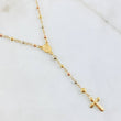 Rosario Virgen Milagrosa 6.05gr / 19 3/4 in / 3mm-4mm Tres Oros 18K *