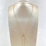 Rosario Virgen Milagrosa 6.4gr / 23 1/2 in / 3mm-4mm Tres Oros 18K *