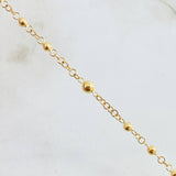 Rosario Virgen Milagrosa 5.95gr / 19 3/4 in / 3mm - 4mm Oro Amarillo 18K