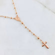 Rosario Virgen Milagrosa 6.5gr / 23 1/2 in / Oro Rosa 18K