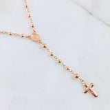 Rosario Virgen Milagrosa 6.55gr / 23 1/2 in / Oro Rosa 18K