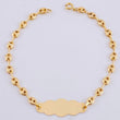 Bracelet Baby Gc Cloud Plate 1.7 g / 6 1/4 in / 3.2 mm Yellow Gold 18K