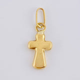 Pendant Cross 0.25 g / 1/2 in Yellow Gold 18K