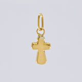 Pendant Cross 0.25 g / 1/2 in Yellow Gold 18K