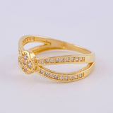 Clover Ring Infinite Ribbon 2.95 g / T7 1/4 Yellow Gold 18K