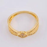 Clover Ring Infinite Ribbon 2.95 g / T7 1/4 Yellow Gold 18K
