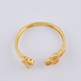 Anillo Enjambre De Abeja 1.4 g / T6 Oro Amarillo 18K