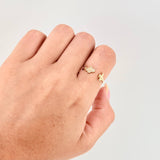 Anillo Enjambre de Abeja 1.45g / T6 Oro Amarillo 18K