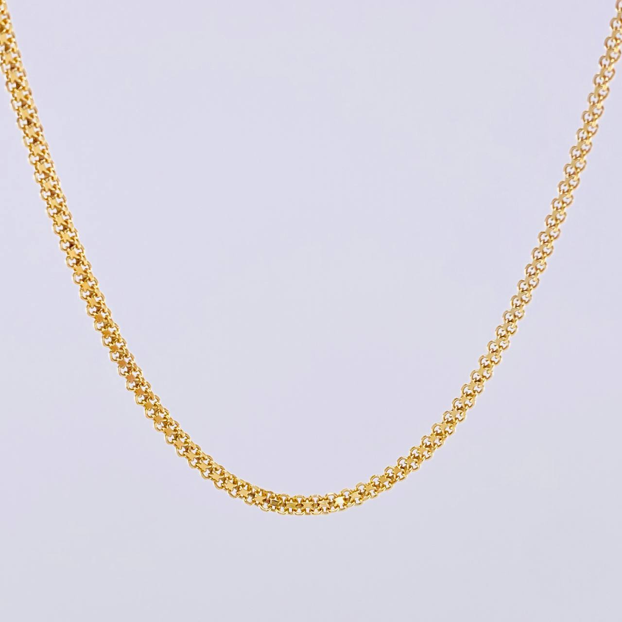 Bismark Chain 4.25 g / 17 3/4 in / 2.1 mm Yellow Gold 18K