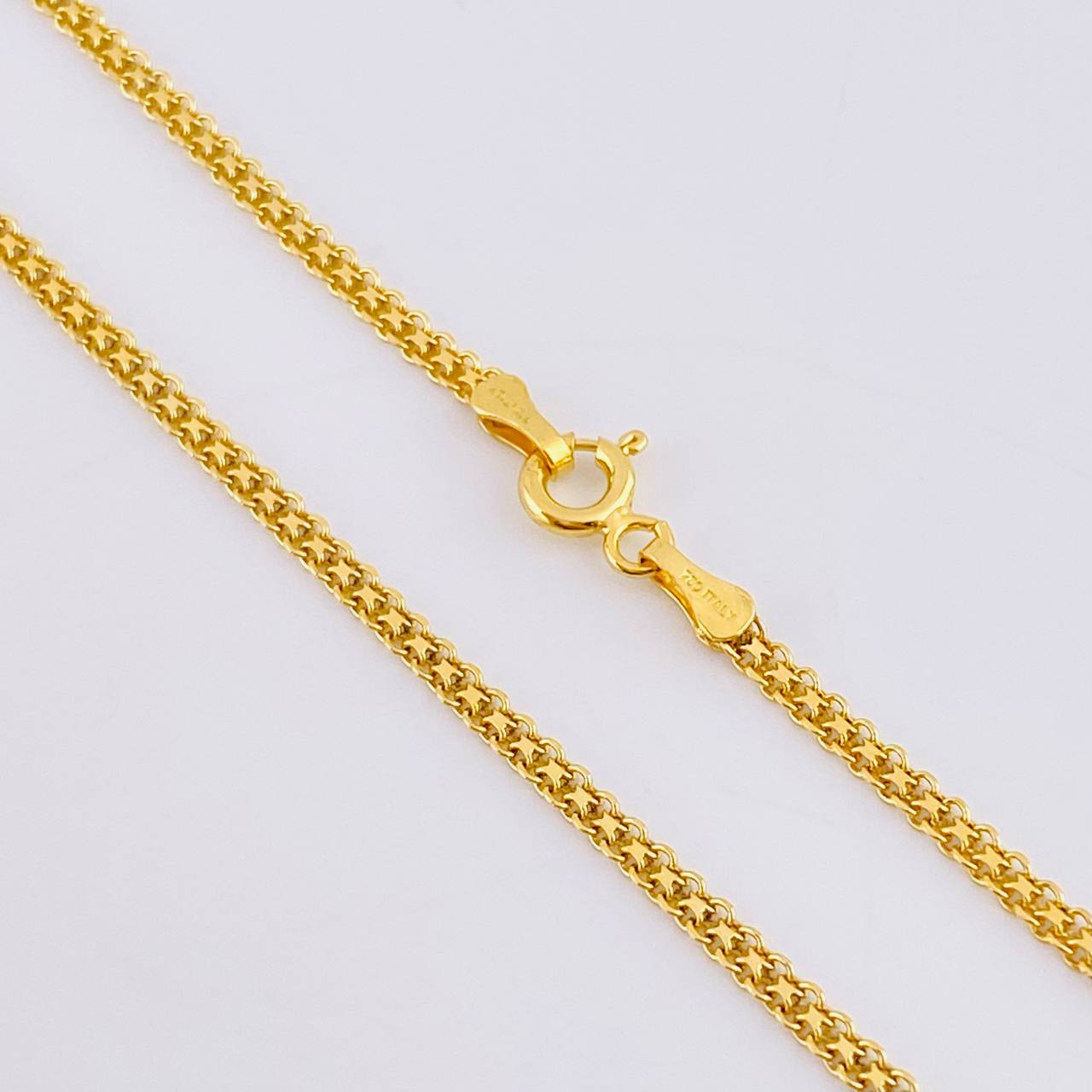 Bismark Chain 4.25 g / 17 3/4 in / 2.1 mm Yellow Gold 18K