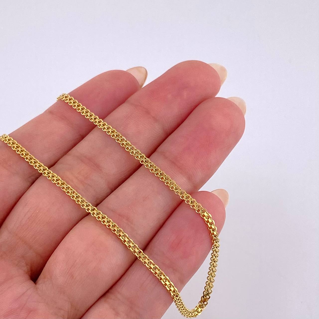 Bismark Chain 4.25 g / 17 3/4 in / 2.1 mm Yellow Gold 18K