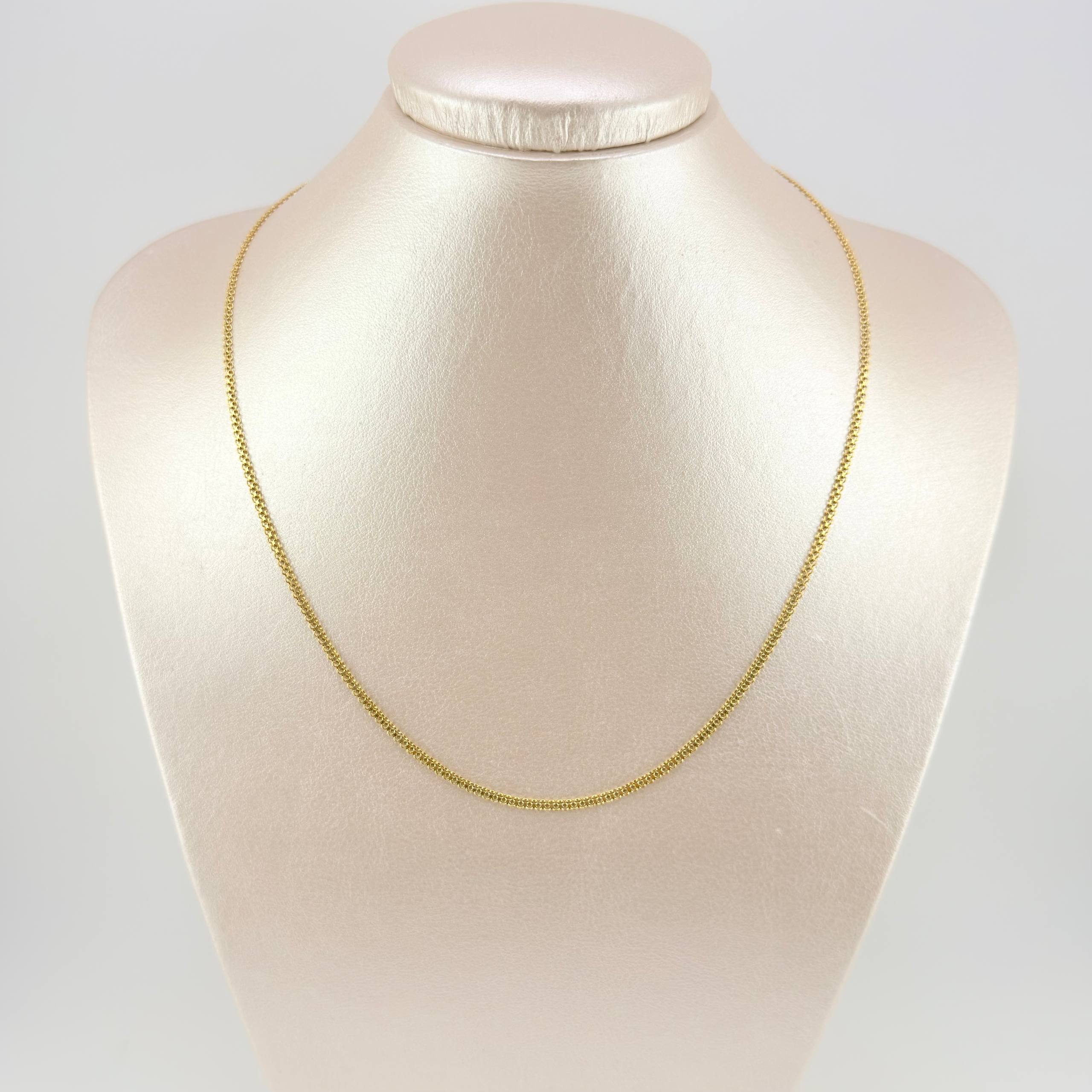 Bismark Chain 4.25 g / 17 3/4 in / 2.1 mm Yellow Gold 18K