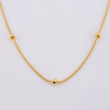 Cadena Barril Ruso Intercepto 6.3 g / 18 in / 1.6 mm Oro Amarillo 18K