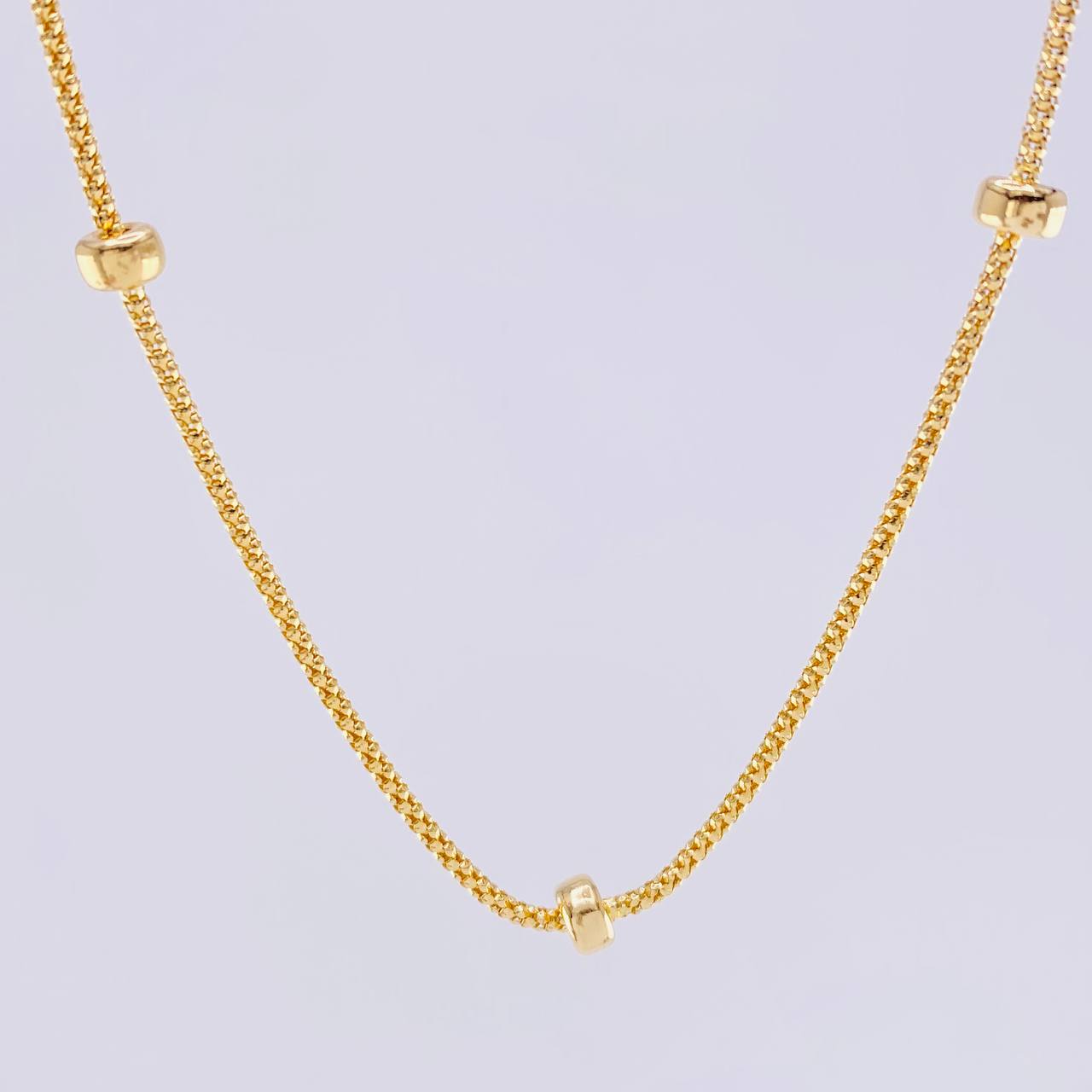 Cadena Barril Ruso Intercepto 6.3 g / 18 in / 1.6 mm Oro Amarillo 18K