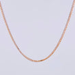 Franco Chain 7.9g / 22 in / 2.28mm Two White Rose Golds 18K