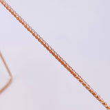 Franco Chain 7.9g / 22 in / 2.28mm Two White Rose Golds 18K