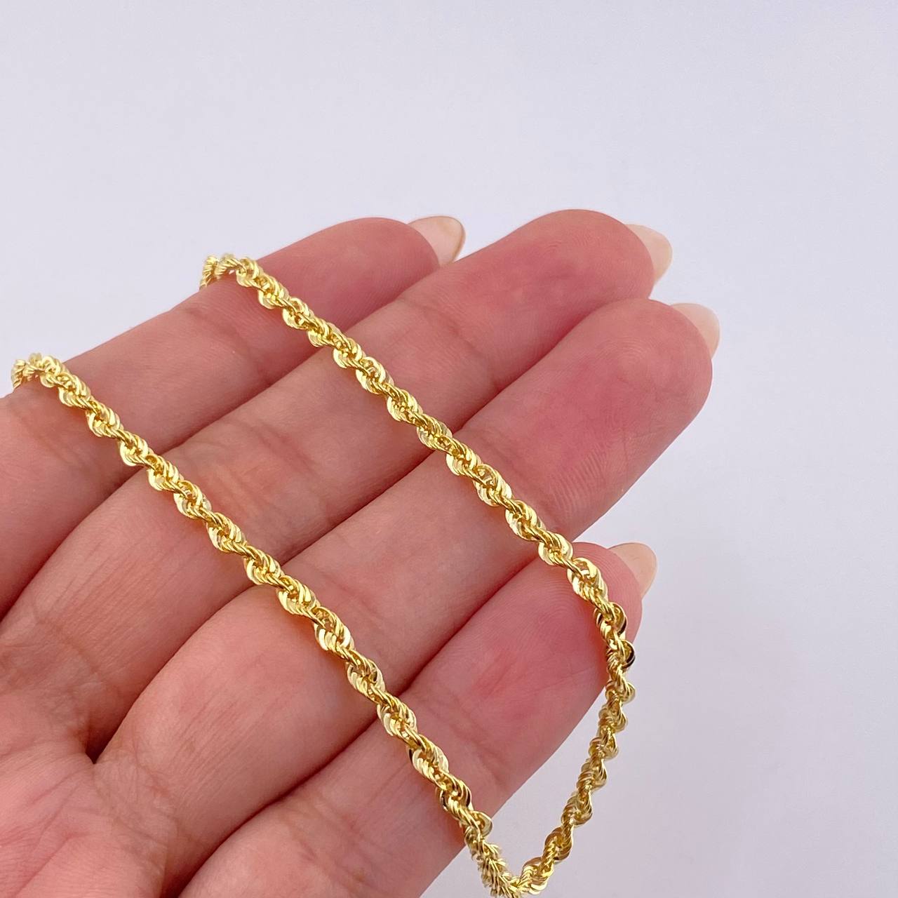 Rope Chain 3.15 g / 17 1/2 in / 2.6 mm Yellow Gold 18K