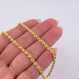 Rope Chain 3.15 g / 17 1/2 in / 2.6 mm Yellow Gold 18K