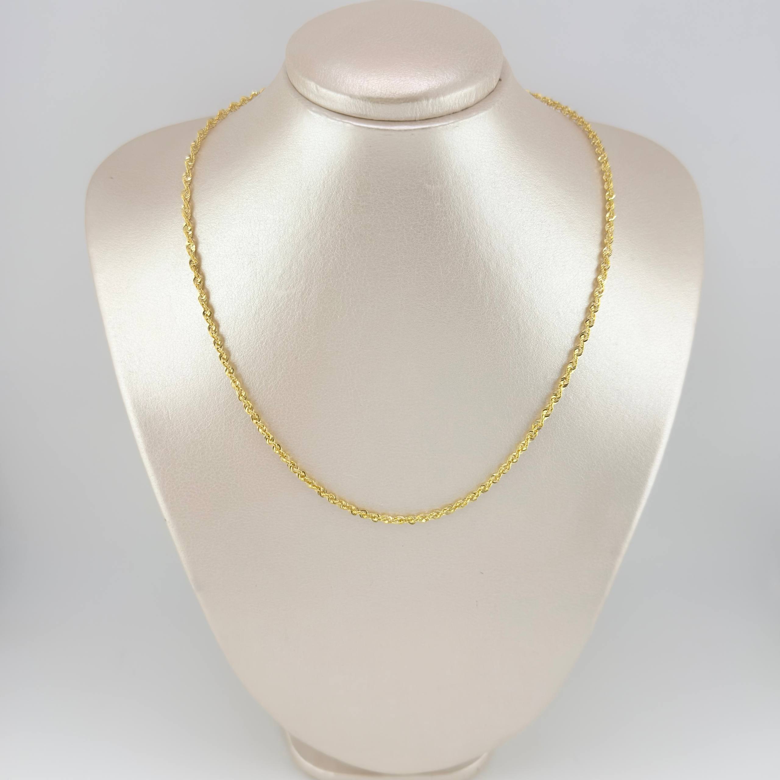 Rope Chain 3.15 g / 17 1/2 in / 2.6 mm Yellow Gold 18K