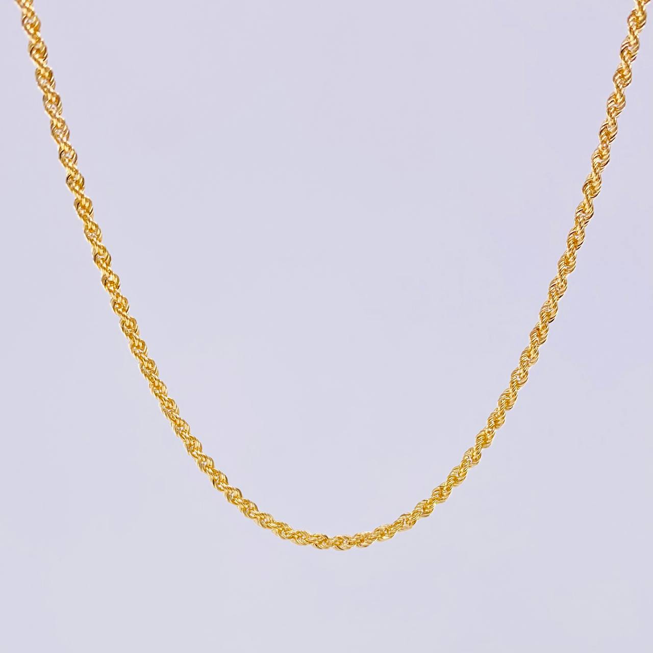 Rope Chain 2.45 g / 23 3/4 in / 1.9 mm Yellow Gold 18K