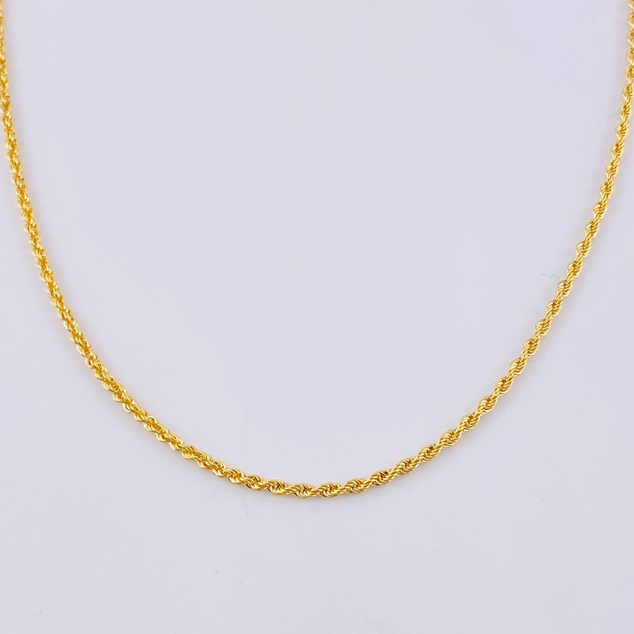 Rope Chain 2.45 g / 23 3/4 in / 1.9 mm Yellow Gold 18K