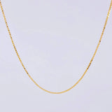 Cadena Veneciana 3g / 24 in / 0.9mm Oro Amarillo 18K