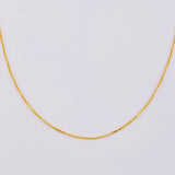 Cadena Veneciana 3g / 24 in / 0.9mm Oro Amarillo 18K